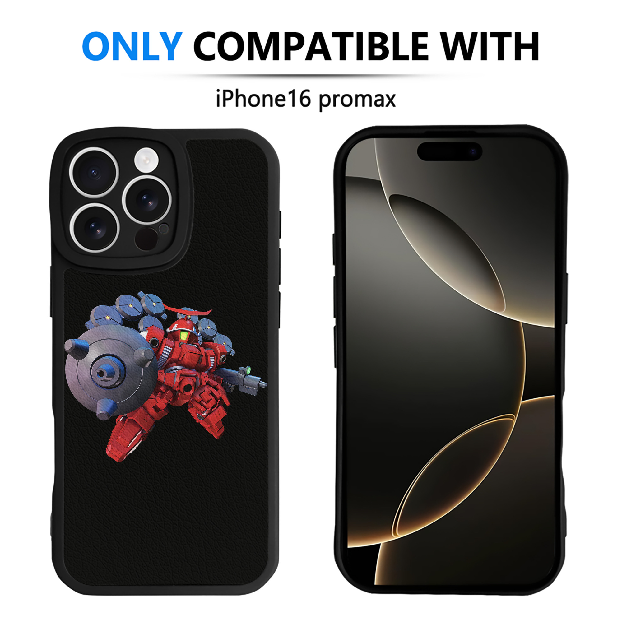 （画像用） 機動戦士ガンダム Mobile Suit Gundam 【iPhone 16シリーズ対応】シリコンスマホケース（レザー調） 材質：シリコン